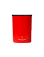 Airscape Edelstahl Aromabehälter 500g rot matt