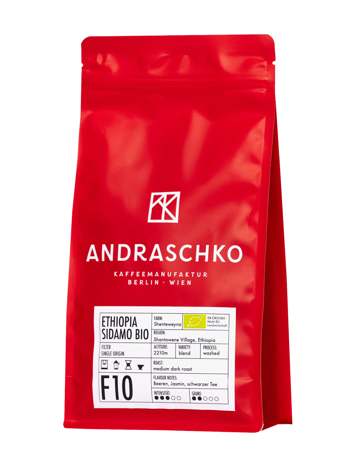 Ethiopia Sidamo BIO Single Origin Filter - DE-ÖKO-001