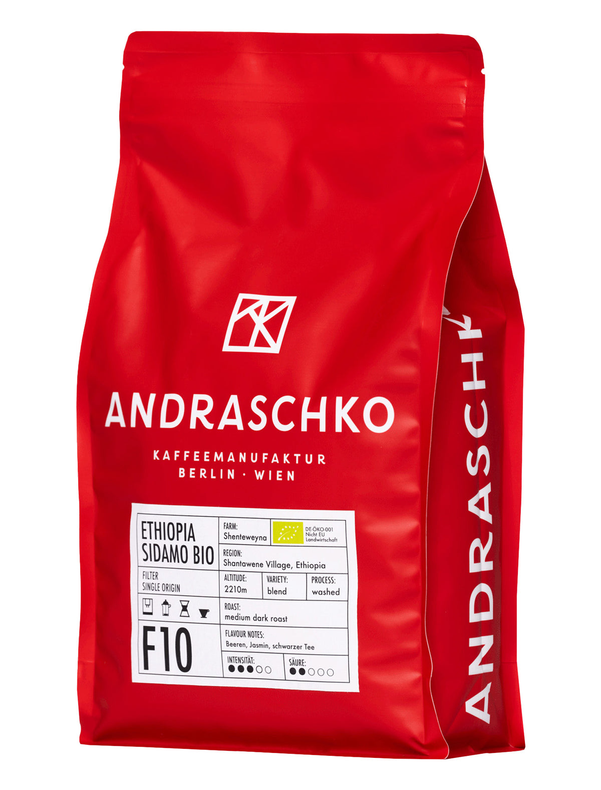 Ethiopia Sidamo BIO Single Origin Filter - DE-ÖKO-001