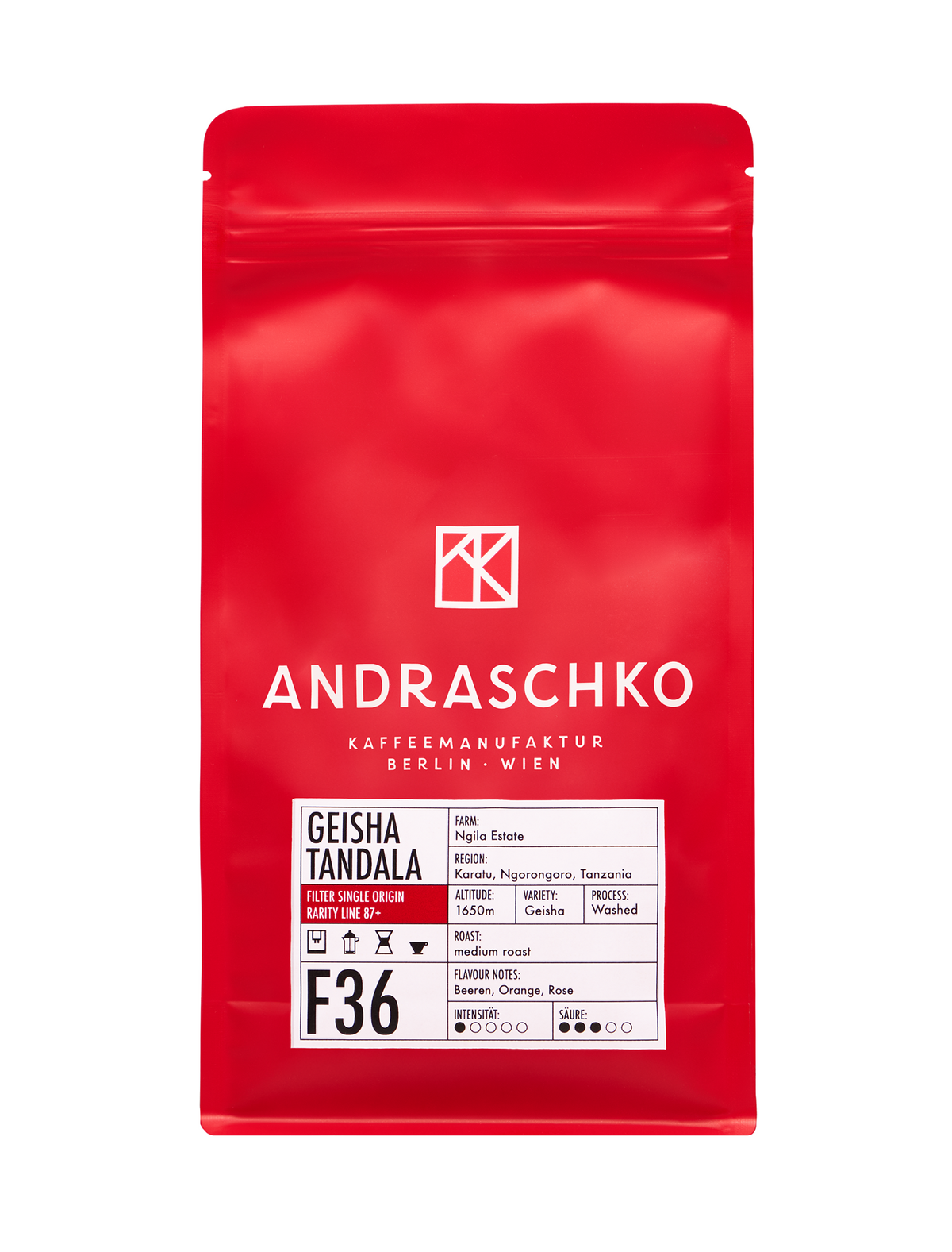 Tanzania Geisha Tandala Filter Rarity Line 87+ 250g